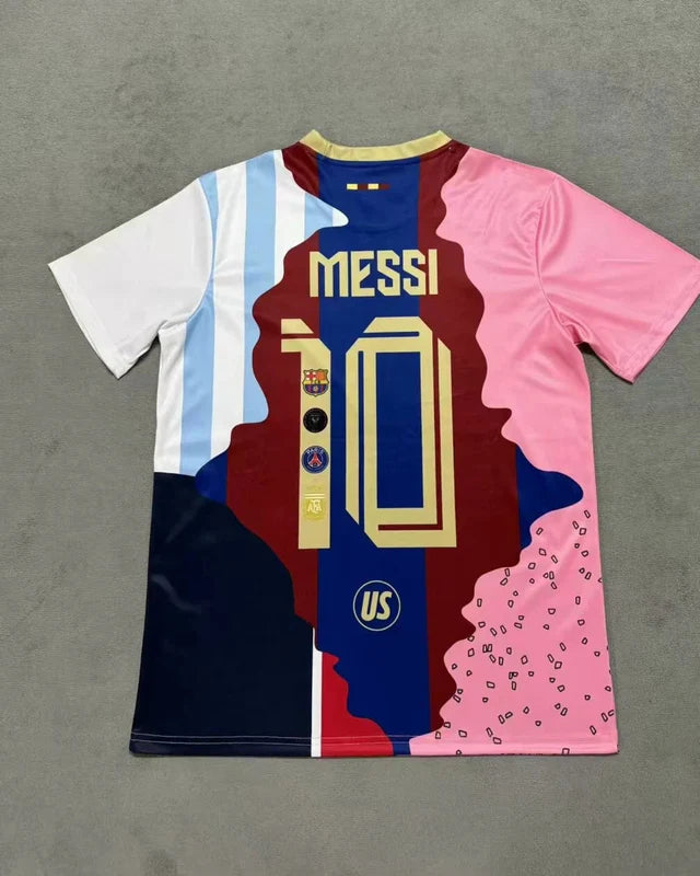MESSI #10 All Team Tribute Dres – Limitovaná edice Fan Shirt (Barcelona, Paris Saint-Germain (PSG), Inter Miami a národní tým Argentiny.) 2025/26