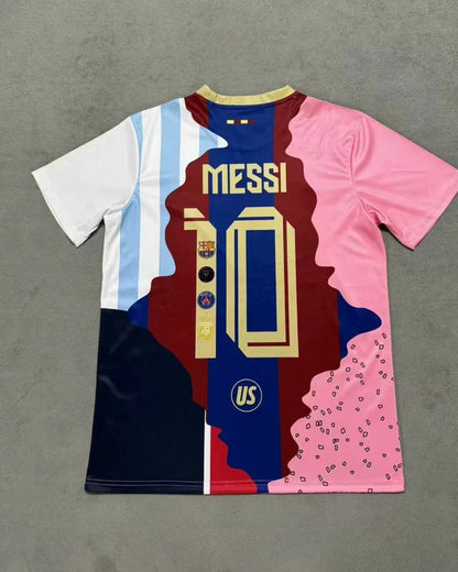 MESSI #10 All Team Tribute Dres – Limitovaná edice Fan Shirt (Barcelona, Paris Saint-Germain (PSG), Inter Miami a národní tým Argentiny.) 2025/26