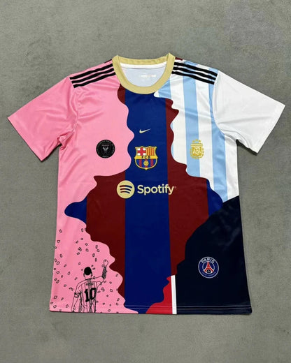 MESSI #10 All Team Tribute Dres – Limitovaná edice Fan Shirt (Barcelona, Paris Saint-Germain (PSG), Inter Miami a národní tým Argentiny.) 2025/26