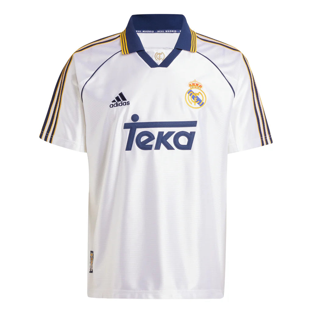 Real Madrid 1999/2000 Home  Soccer Jersey Top Dresy Shop
