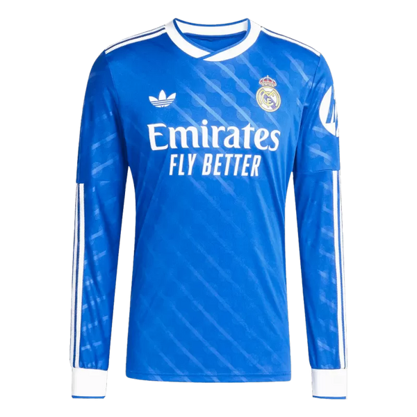 Real Madrid Third Away Long Sleeve Soccer Jersey 2025/26