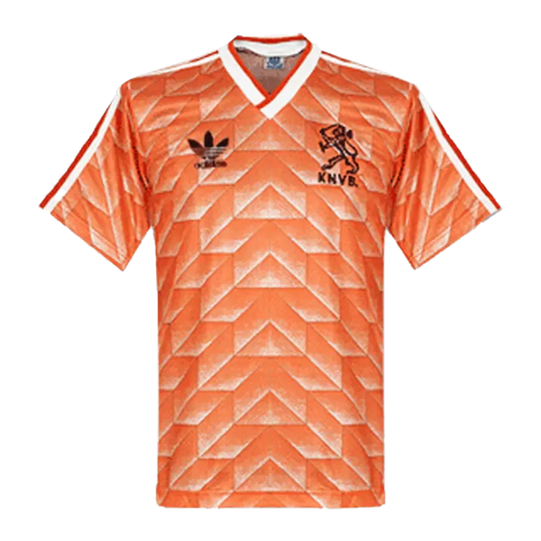 Retro Netherlands Home Soccer Jersey 1988 topsoccerjerseys.com