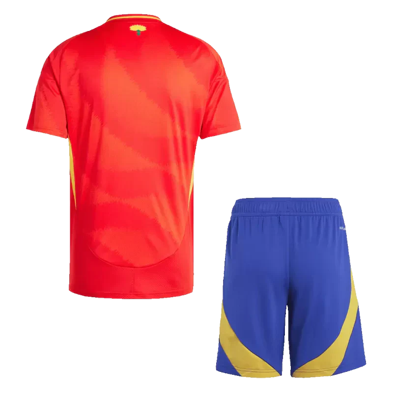 Spain Home Soccer Jersey Kit(Jersey+Shorts) 2024/25 Go Game Wear