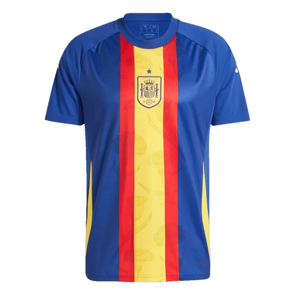 Spain Pre-Match Soccer Jersey EURO 2024 - Blue