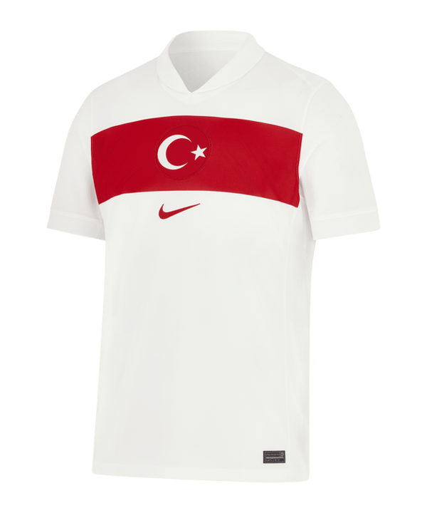 Turkey Home EM 2024 Soccer Jersey white red F100 topsoccerjerseys.com