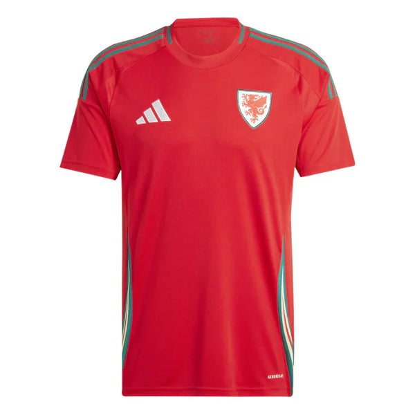 Wales Home Soccer Jersey Euro 2024/25 topsoccerjerseys.com