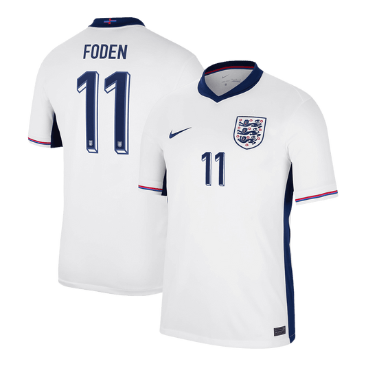 FODEN #11 England Home  Soccer Jersey Euro 2024 Top Dresy Shop