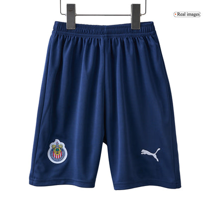 Kid's Chivas Home  Soccer Jersey Kit(Jersey+Shorts) 2024/25 Top Dresy Shop