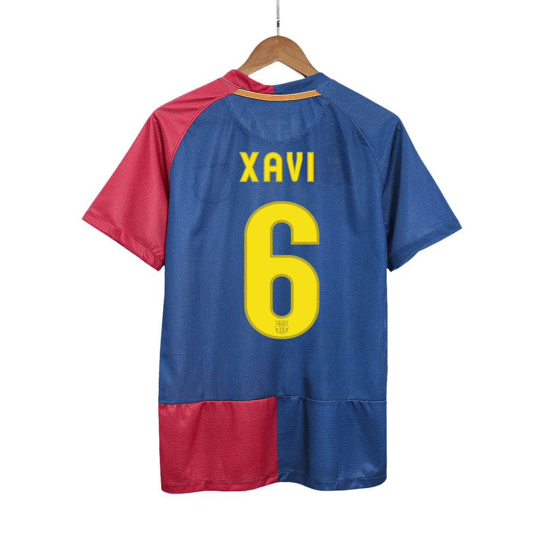 Retro XAVI #6 2008/09 Barcelona Home  Soccer Jersey Top Dresy Shop