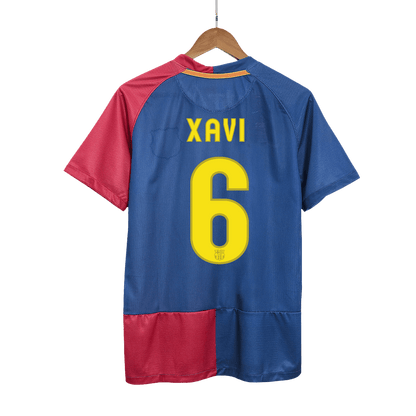 Retro XAVI #6 2008/09 Barcelona Home  Soccer Jersey Top Dresy Shop