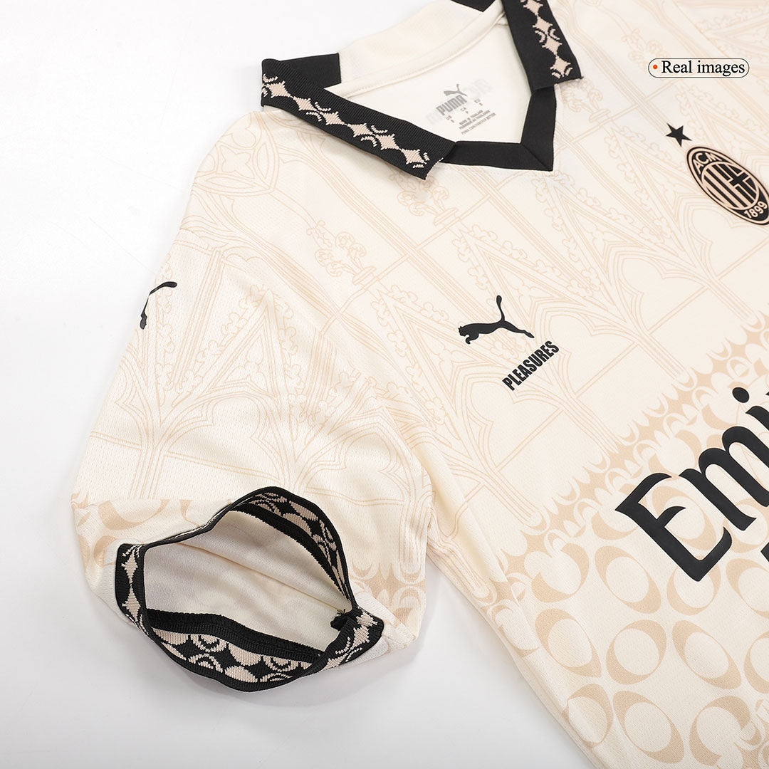AC Milan X Pleasures Fouth Away  Soccer Jersey 2023/24 Top Dresy Shop