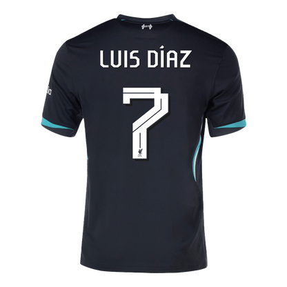 LUIS DÍAZ  #7 Liverpool Away  Soccer Jersey 2024/25 - UCL Top Dresy Shop