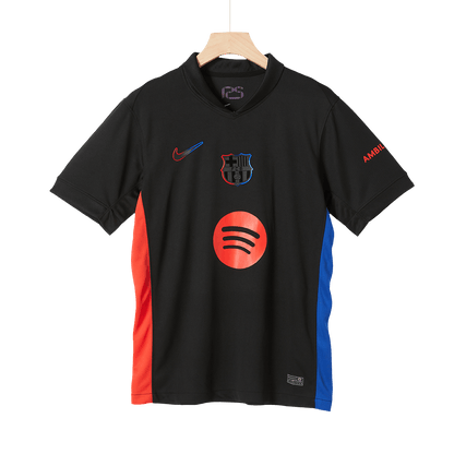 Barcelona Away  Soccer Jersey 2024/25 - Spotify Logo Without Text Top Dresy Shop