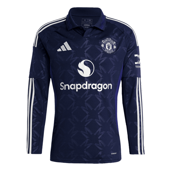 Manchester United Away Long Sleeve  Soccer Jersey 2024/25 Top Soccer Jerseys Store
