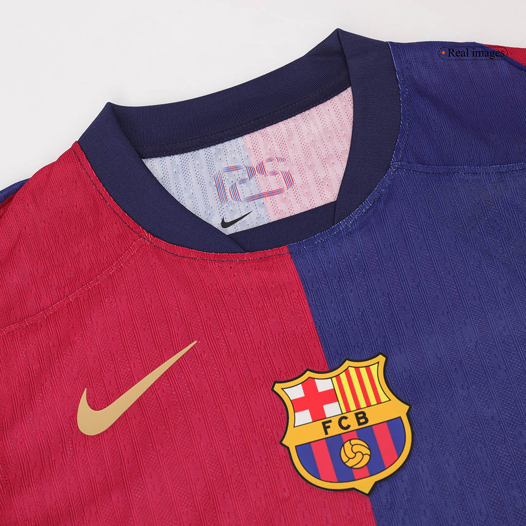 Player Version F.DE JONG #21 Barcelona Home  Soccer Jersey 2024/25 Top Dresy Shop