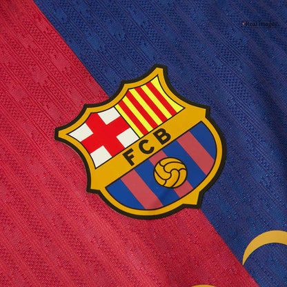 Player Version Barcelona Home  Soccer Jersey 2024/25 - COLDPLAY Top Dresy Shop