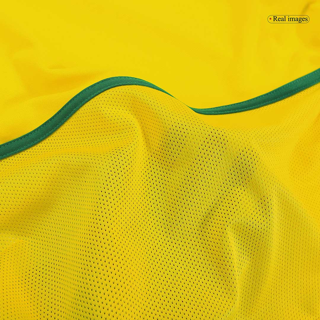 Retro CAFU #2 2002/03 Brazil Home  Soccer Jersey Top Dresy Shop