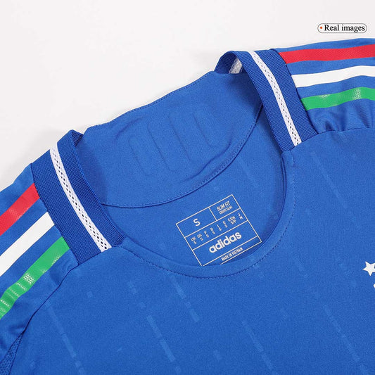 Player Version CHIESA #14 Italy Home  Soccer Jersey Euro 2024 Top Dresy Shop