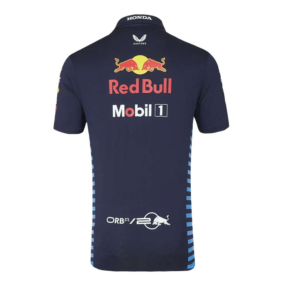 Red Bull F1 Racing Team Polo 2024 - Navy Plus Size(3XL-5XL) Top Dresy Shop