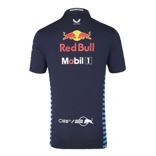 Red Bull F1 Racing Team Polo 2024 - Navy Plus Size(3XL-5XL) Top Dresy Shop