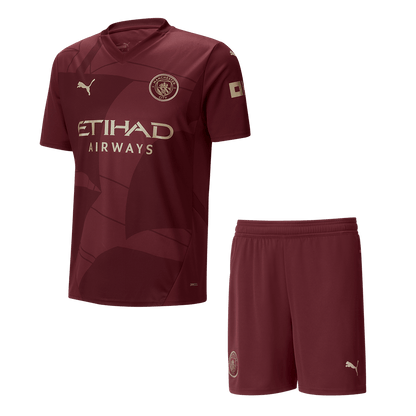 Manchester City Third Away  Soccer Jersey Kit(Jersey+Shorts) 2024/25 Top Dresy Shop