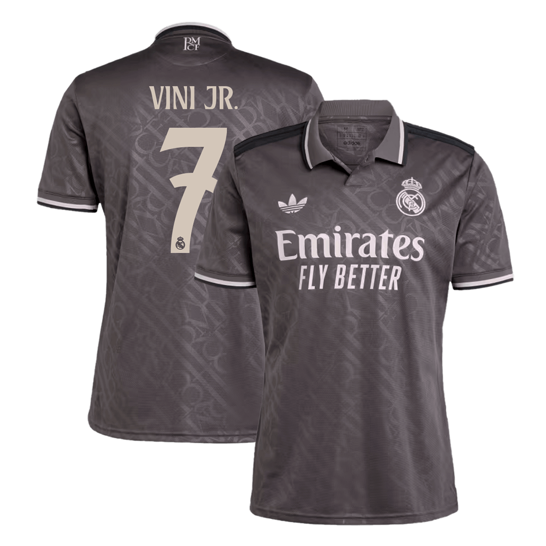 VINI JR. #7 Real Madrid Third Away  Soccer Jersey 2024/25 Top Dresy Shop