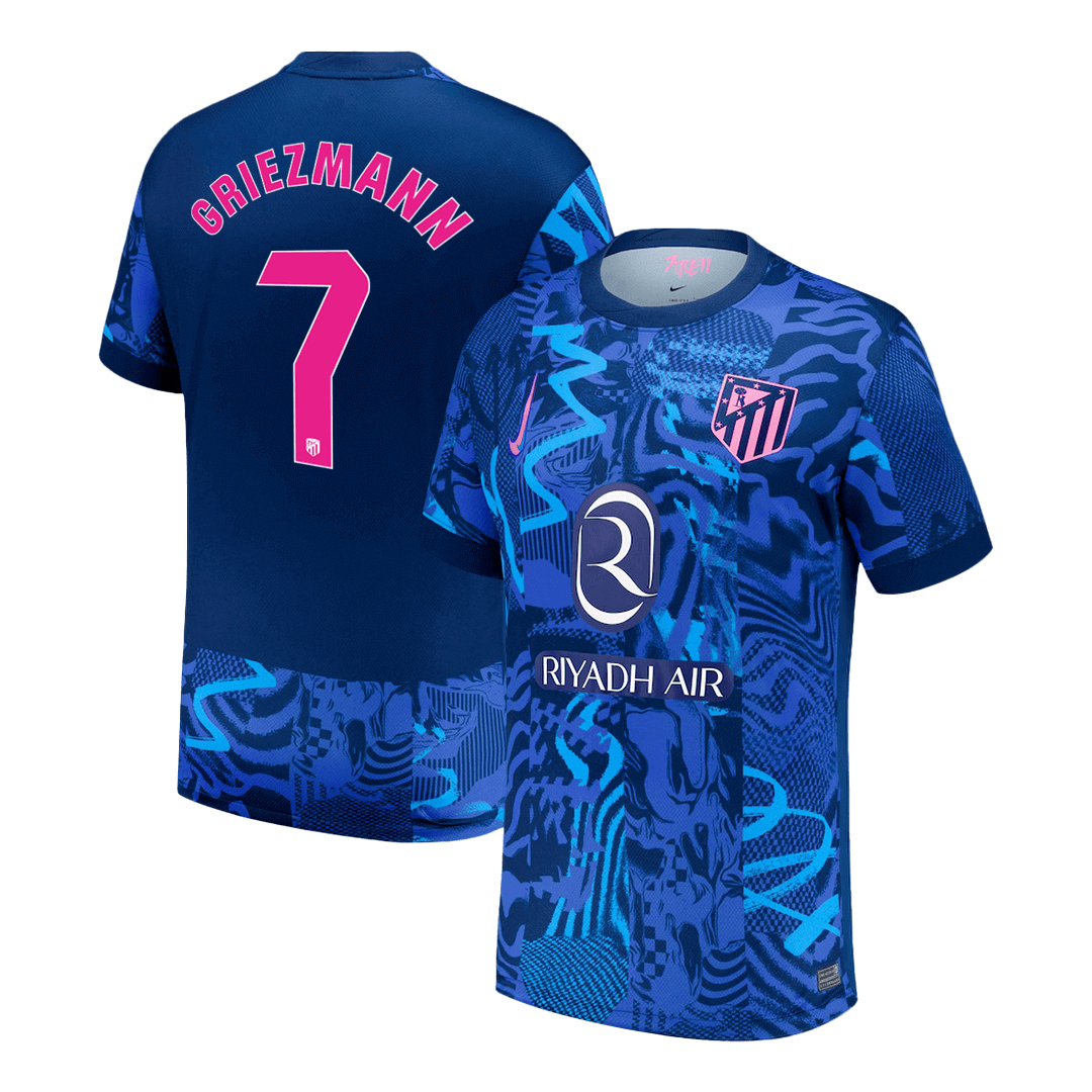 GRIEZMANN #7 Atletico Madrid Third Away  Soccer Jersey 2024/25 Top Soccer Jerseys Store