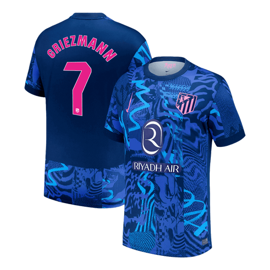 GRIEZMANN #7 Atletico Madrid Third Away  Soccer Jersey 2024/25 Top Dresy Shop