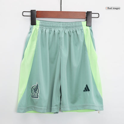 Kid's Mexico Away Jerseys Kit(Jersey+Shorts) Copa América 2024 Top Dresy Shop