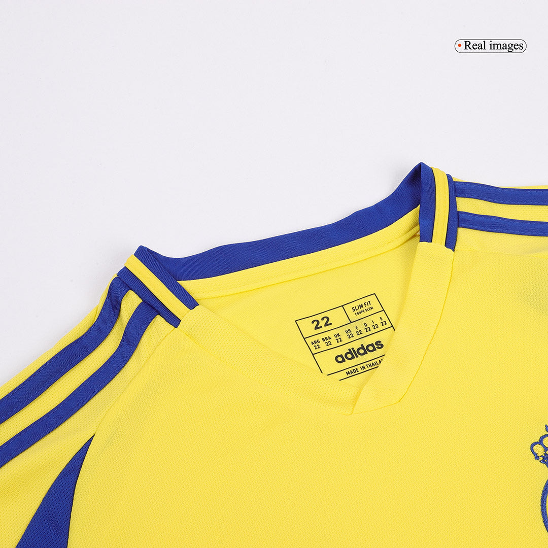 Kid's RONALDO #7 Al Nassr Home  Soccer Jersey Kit(Jersey+Shorts) 2024/25 - ACL Top Dresy Shop