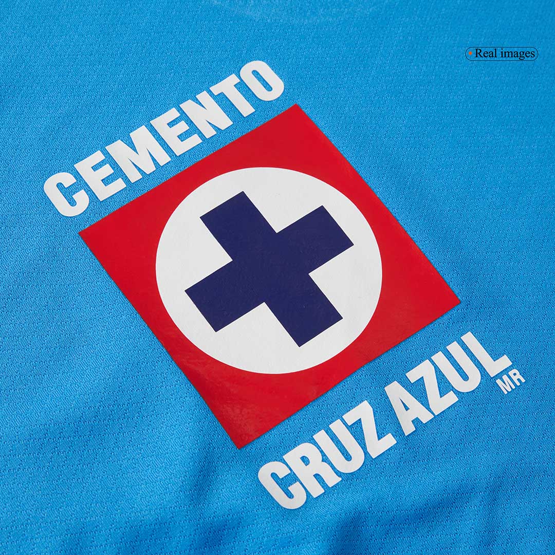 Kid's Cruz Azul Home  Soccer Jersey Kit(Jersey+Shorts) 2024/25 Top Dresy Shop