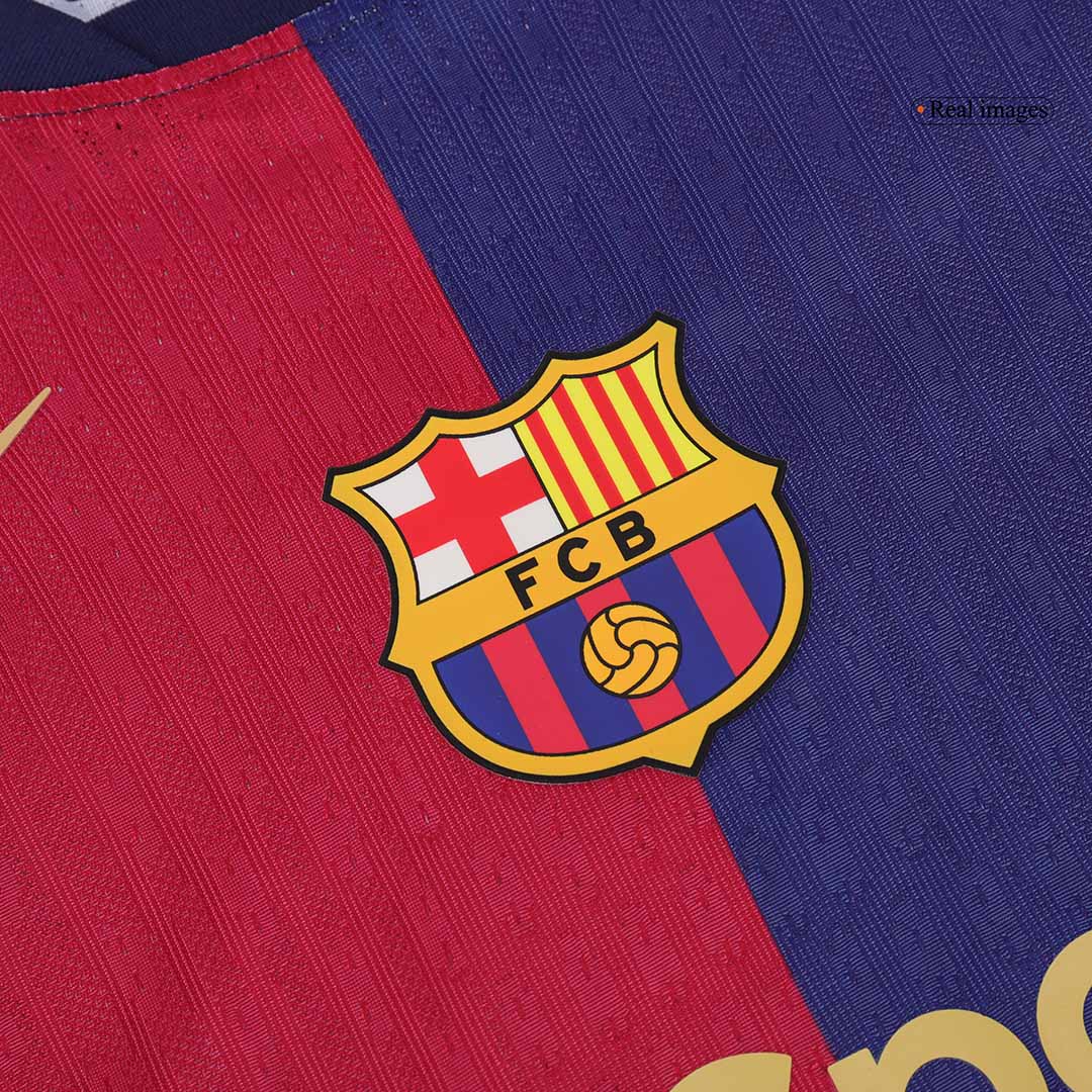 Player Version F.DE JONG #21 Barcelona Home  Soccer Jersey 2024/25 Top Dresy Shop