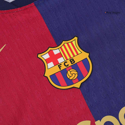 Player Version F.DE JONG #21 Barcelona Home  Soccer Jersey 2024/25 Top Dresy Shop