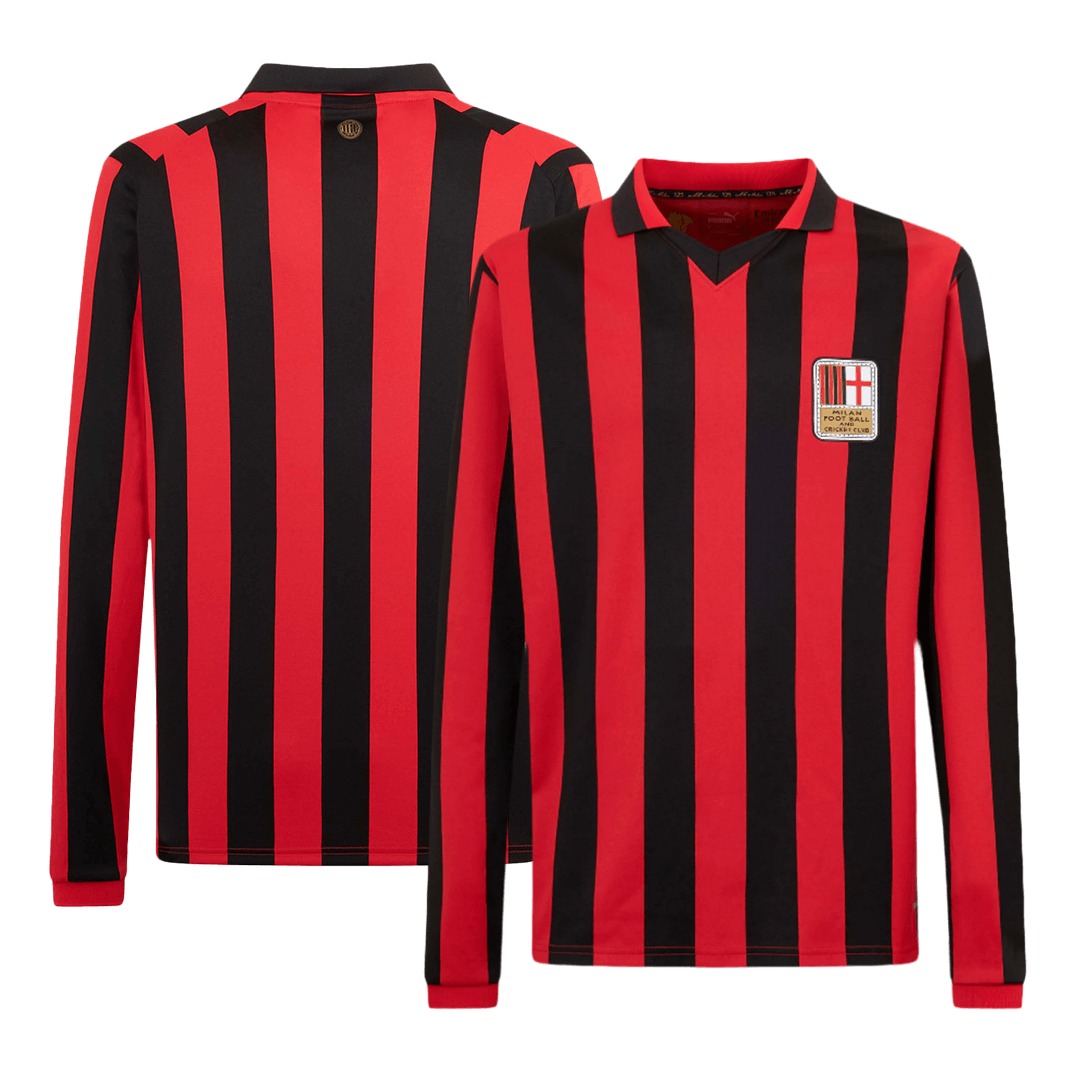 AC Milan Long Sleeve  Soccer Jersey 2024/25 - 125th Anniversary Top Dresy Shop