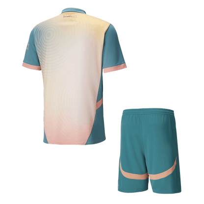 Manchester City Fourth Away  Soccer Jersey Kit(Jersey+Shorts) 2024/25 - Definitely City Top Dresy Shop