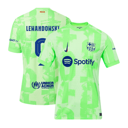 Player Version LEWANDOWSKI #9 Barcelona Third Away  Soccer Jersey 2024/25 - UCL Top Dresy Shop