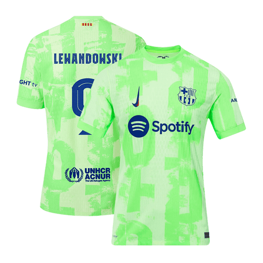Player Version LEWANDOWSKI #9 Barcelona Third Away  Soccer Jersey 2024/25 - UCL Top Dresy Shop