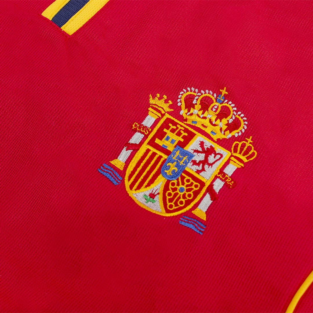 Retro 2000 Spain Home  Soccer Jersey Top Dresy Shop