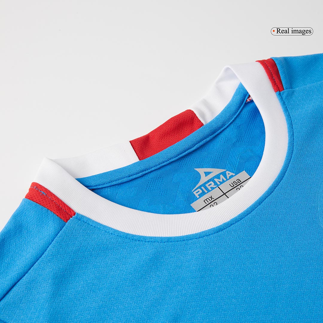 Kid's Cruz Azul Home  Soccer Jersey Kit(Jersey+Shorts) 2024/25 Top Dresy Shop