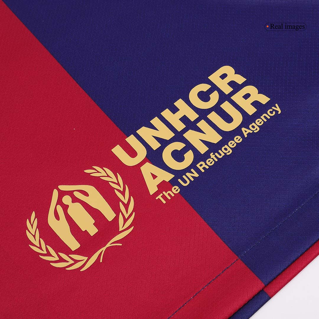 LAMINE YAMAL #19 Barcelona Home  Soccer Jersey 2024/25- Spotify Logo Without Text Top Dresy Shop