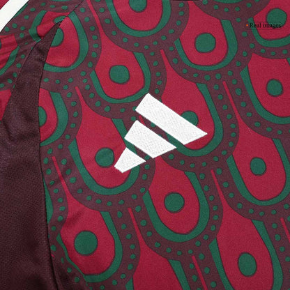 Men's Mexico Home Long Sleeve Soccer Jersey Copa América 2024 Top Dresy Shop