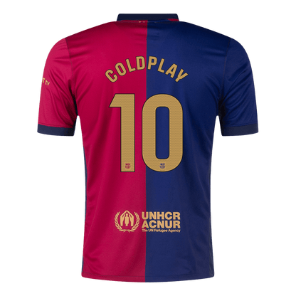 COLDPLAY #10 Barcelona Home  Soccer Jersey 2024/25 Top Dresy Shop
