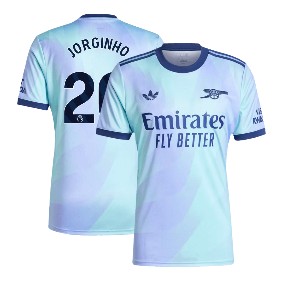 JORGINHO #20 Arsenal Third Away  Soccer Jersey 2024/25 Top Dresy Shop