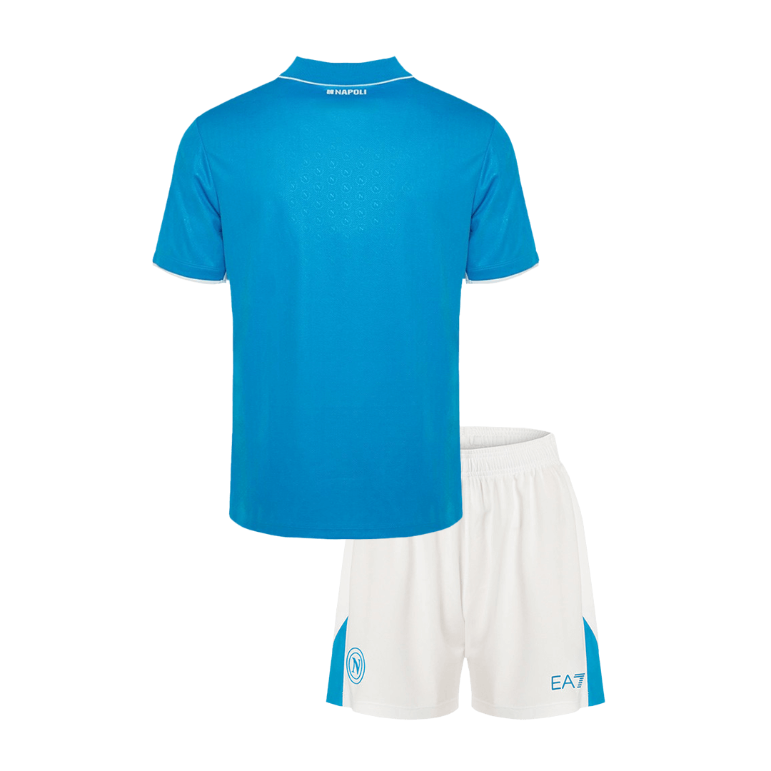 Kid's Napoli Home  Soccer Jersey Kit(Jersey+Shorts) 2024/25 Top Dresy Shop