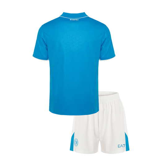 Kid's Napoli Home  Soccer Jersey Kit(Jersey+Shorts) 2024/25 Top Dresy Shop