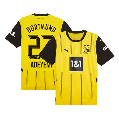 ADEYEMI #27 Borussia Dortmund Home  Soccer Jersey 2024/25 Top Dresy Shop