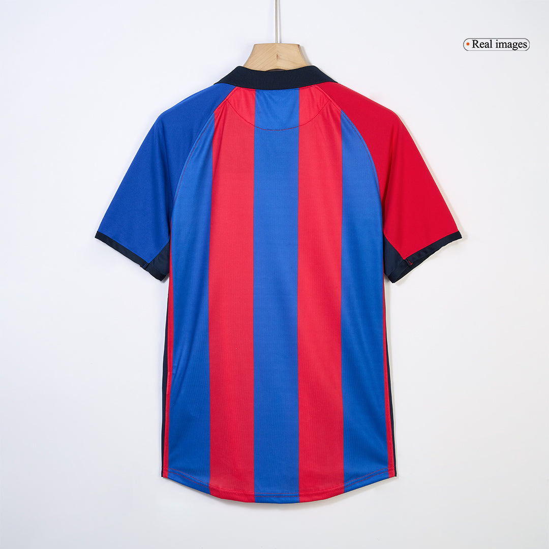 Retro RIVALDO #10 2001/02 Barcelona Home  Soccer Jersey Top Dresy Shop