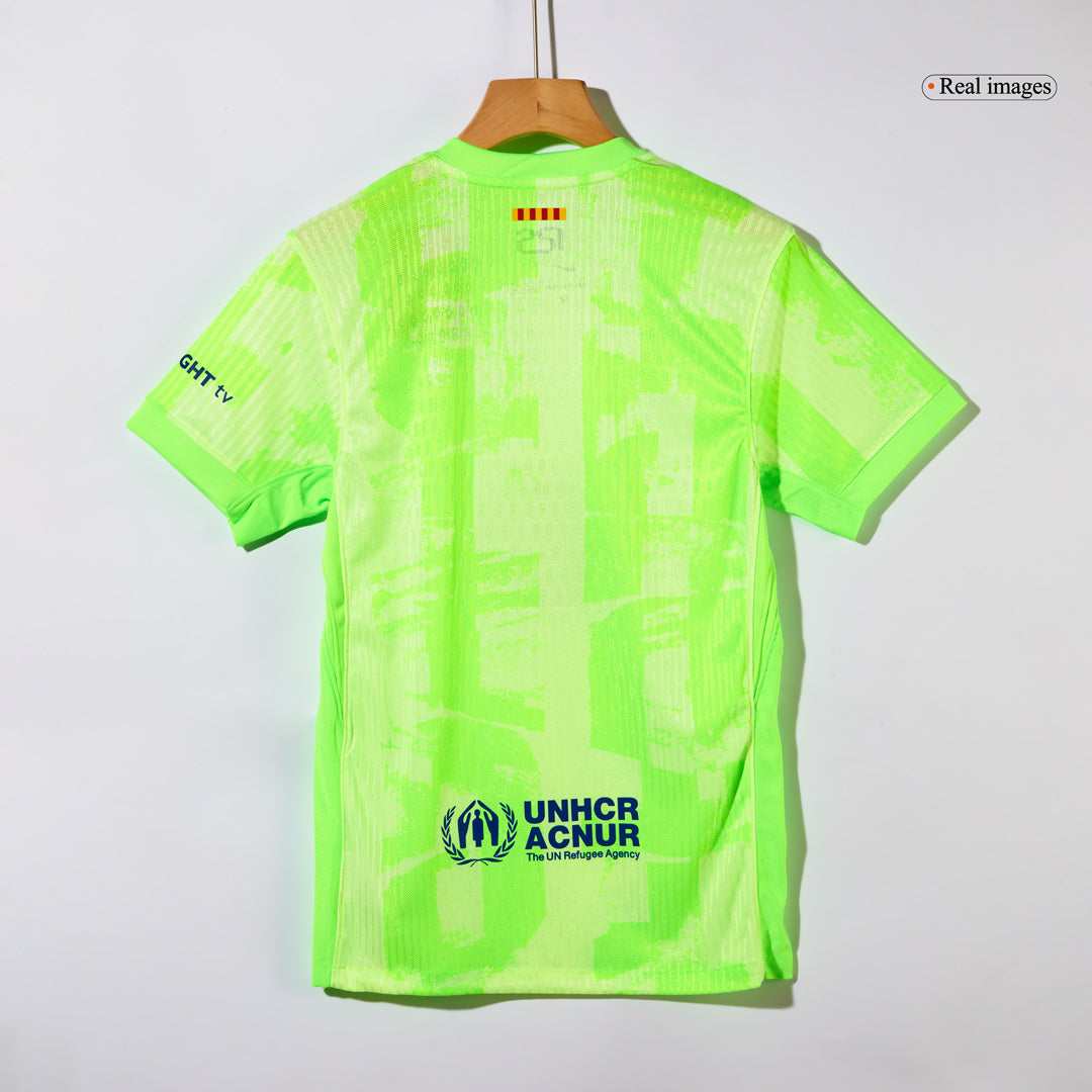 Player Version Barcelona Third Away  Soccer Jersey 2024/25-?Spotify Logo Without Text? Top Dresy Shop