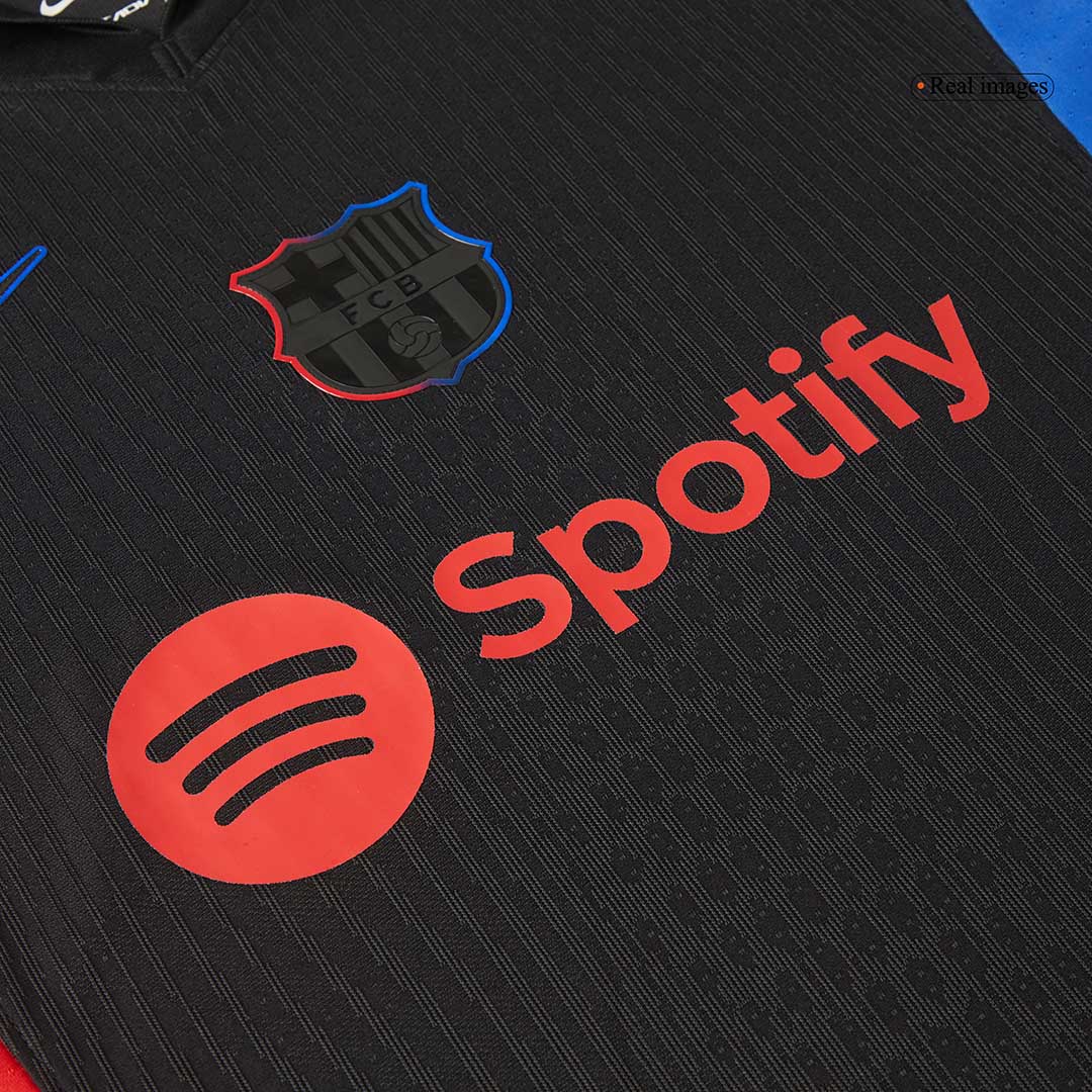 Player Version F.DE JONG #21 Barcelona Away  Soccer Jersey 2024/25 - Spotify Logo Without Text Top Dresy Shop