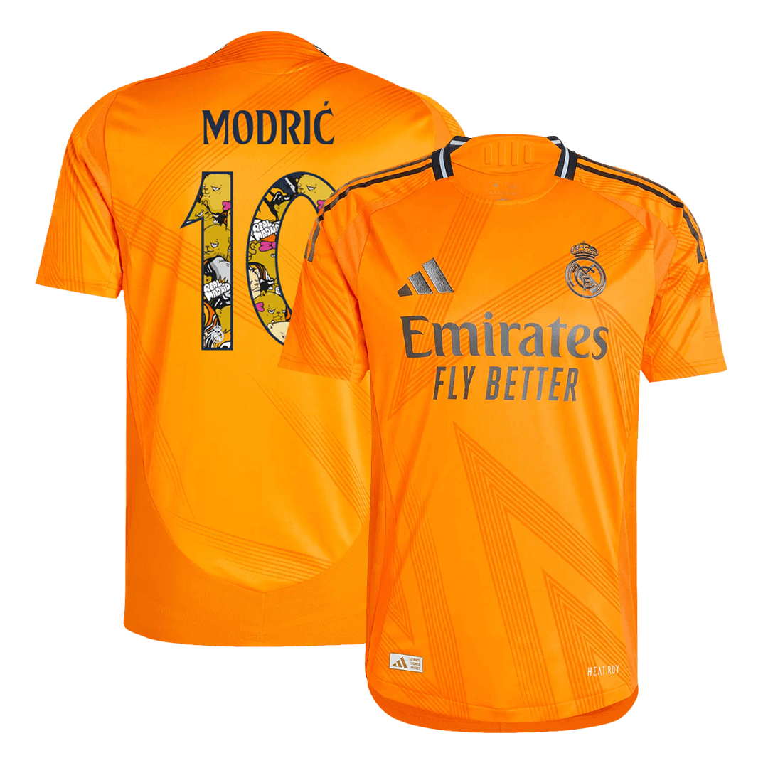 Player Version MODRI? #10 Real Madrid Away  Soccer Jersey 2024/25 - Bear Champ Font Top Dresy Shop